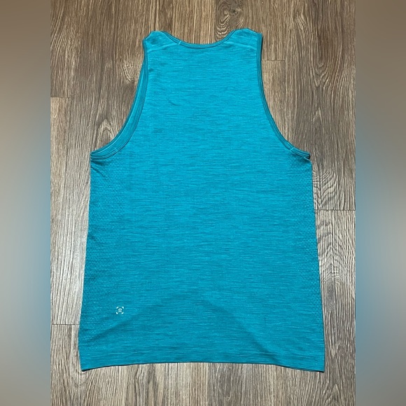 Lululemon Metal Vent Tech Surge Tank Men’s Small Aqua Blue Green Turquoise - Picture 2 of 4